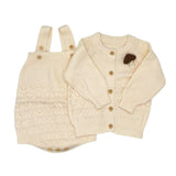 Girls Knitted Onesie & Sweater Set