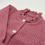 Girls Frilled Knitted Sweater