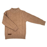Classic Knitted Mock Neck Sweater