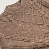 Knitted Mock Neck Sweater