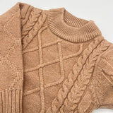 Knitted Mock Neck Sweater