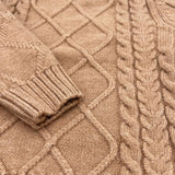 Knitted Mock Neck Sweater