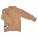 Knitted Mock Neck Sweater