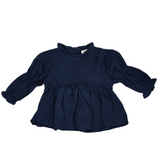 Girls Frilly  Long Sleeve Blouse