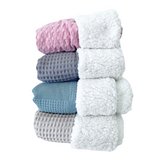 Koosh-Uhn Waffle & Sherpa Blankets