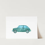 Blue & Yellow Vehicle Art Prints