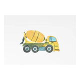 Blue & Yellow Vehicle Art Prints