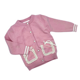 Knitted Vintage Bows and Lace Sweater