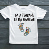 Ingane Ga a Tswane le ba Bangwe Kids T-Shirt
