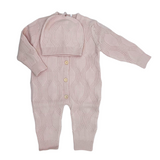Knitted Beanie & Romper Set
