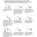 Moooka Silicone Breast Pump with Non-Spill Base