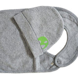 Ingane Elephant Print Hat & Bib Set