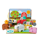 Melissa & Doug Blockables Farm Play set