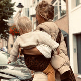 Wildride Brown Leopard Print Toddler Carrier