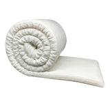 White Muslin Cot Bumper Cover