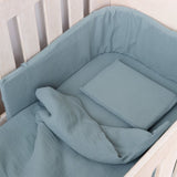Duck Egg Muslin Cot Duvet