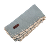 Thick Crotchet Border Muslin Swaddle