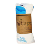 Blue Whale Bamboo Swaddle