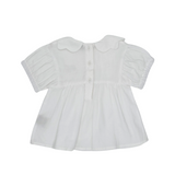 Girls Scallop Collar Blouse