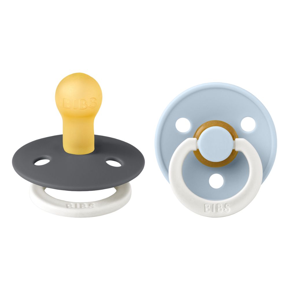 BIBS 2-Pack Colour Glow Pacifiers