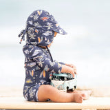 Toshi Baby Classic Long Sleeve Swim Bodysuit