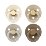 BIBS Colour Latex 4-Pack Pacifiers