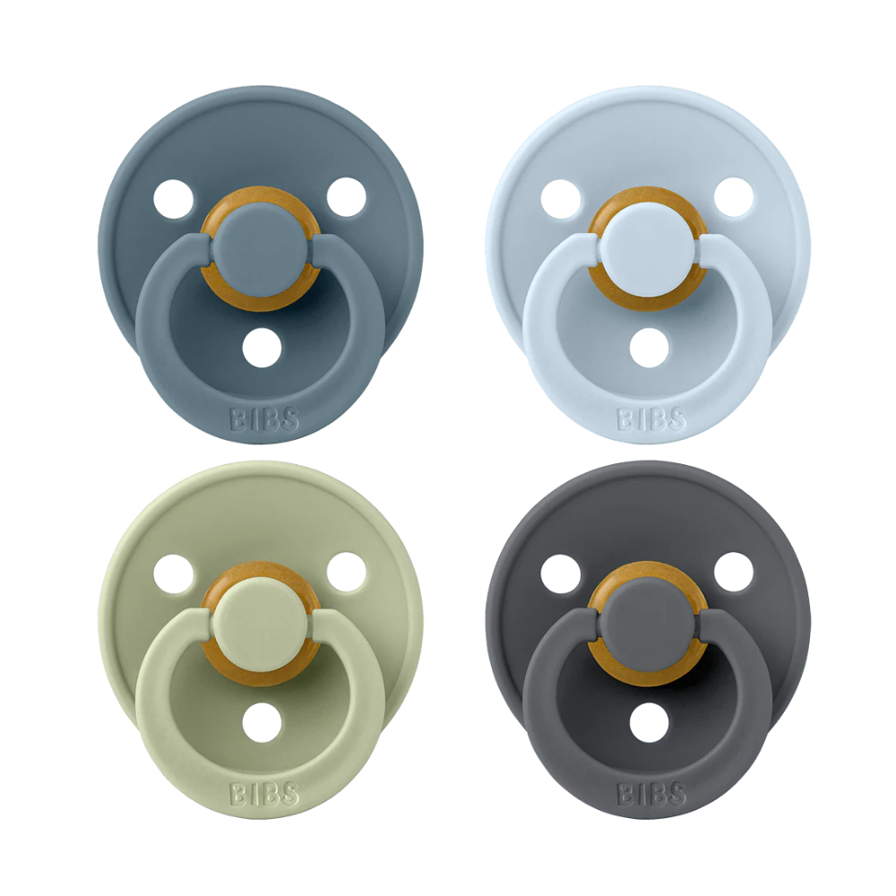 BIBS Colour Latex 4-Pack Pacifiers