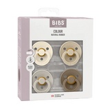 BIBS Colour Latex 4-Pack Pacifiers