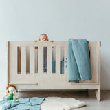 Duck Egg Muslin Cot Duvet