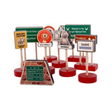 Grow Baby 10-Piece Road Signs On Safari Set