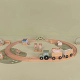 Little Dutch Little Farm Wooden Train Track