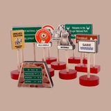 Grow Baby 10-Piece Road Signs On Safari Set
