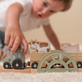 Little Dutch Little Farm Wooden Train Track