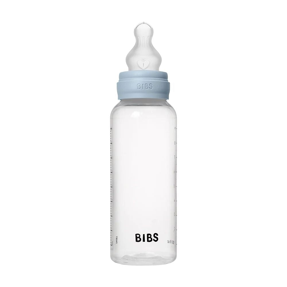 BIBS 270ml Round Silicone Medium Flow Bottle