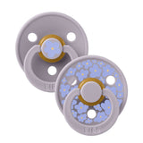 BIBS 2-Pack Studio Colour Jasmine Fossil Grey Mix Pacifiers