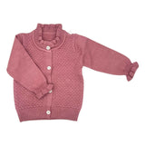 Girls Frilled Knitted Sweater