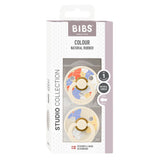 BIBS 2-Pack Studio Colour Morning Bloom Ivory Pacifiers