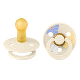 BIBS 2-Pack Studio Colour Morning Bloom Ivory Pacifiers