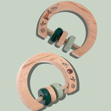 Grow Baby Wooden Rattle