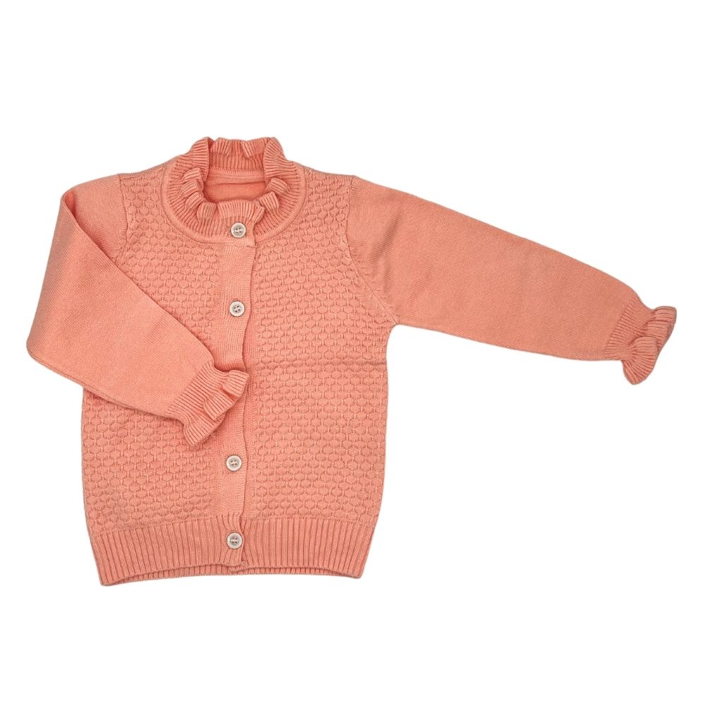 Girls Frilled Knitted Sweater