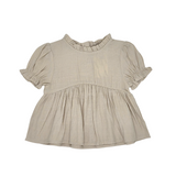 Girls Frilly Short Sleeve Blouse
