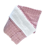 Koosh-Uhn Waffle & Muslin Duvet Cover Set