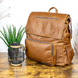 JJ's Leather Large Leather Nappy Bag