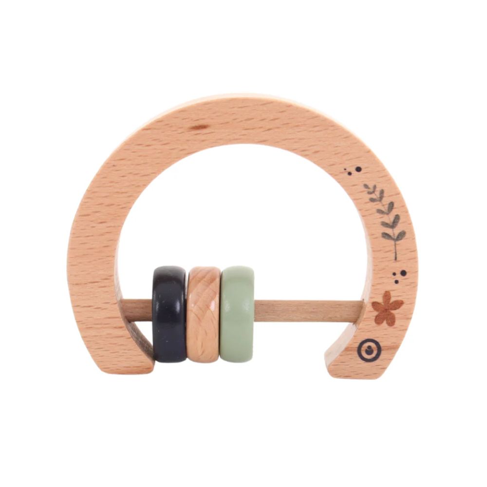 Grow Baby Wooden Rattle