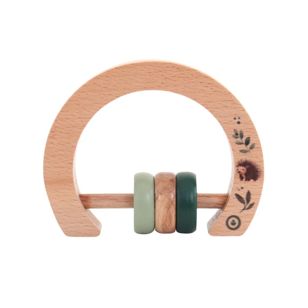 Grow Baby Wooden Rattle