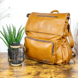 JJ's Leather Large Leather Nappy Bag