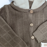 Knitted Set-Hoody Sweater With Swaet Pants