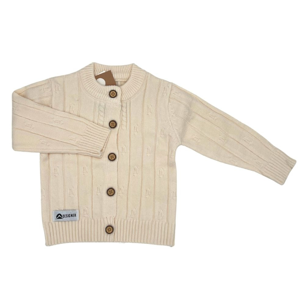 Kids Knitted Button Down Sweater