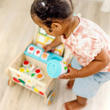 Melissa & Doug Wooden Shape Sorting Grocery Cart