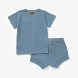 Boki 2-Piece Organic Rib Pyjamas Set
